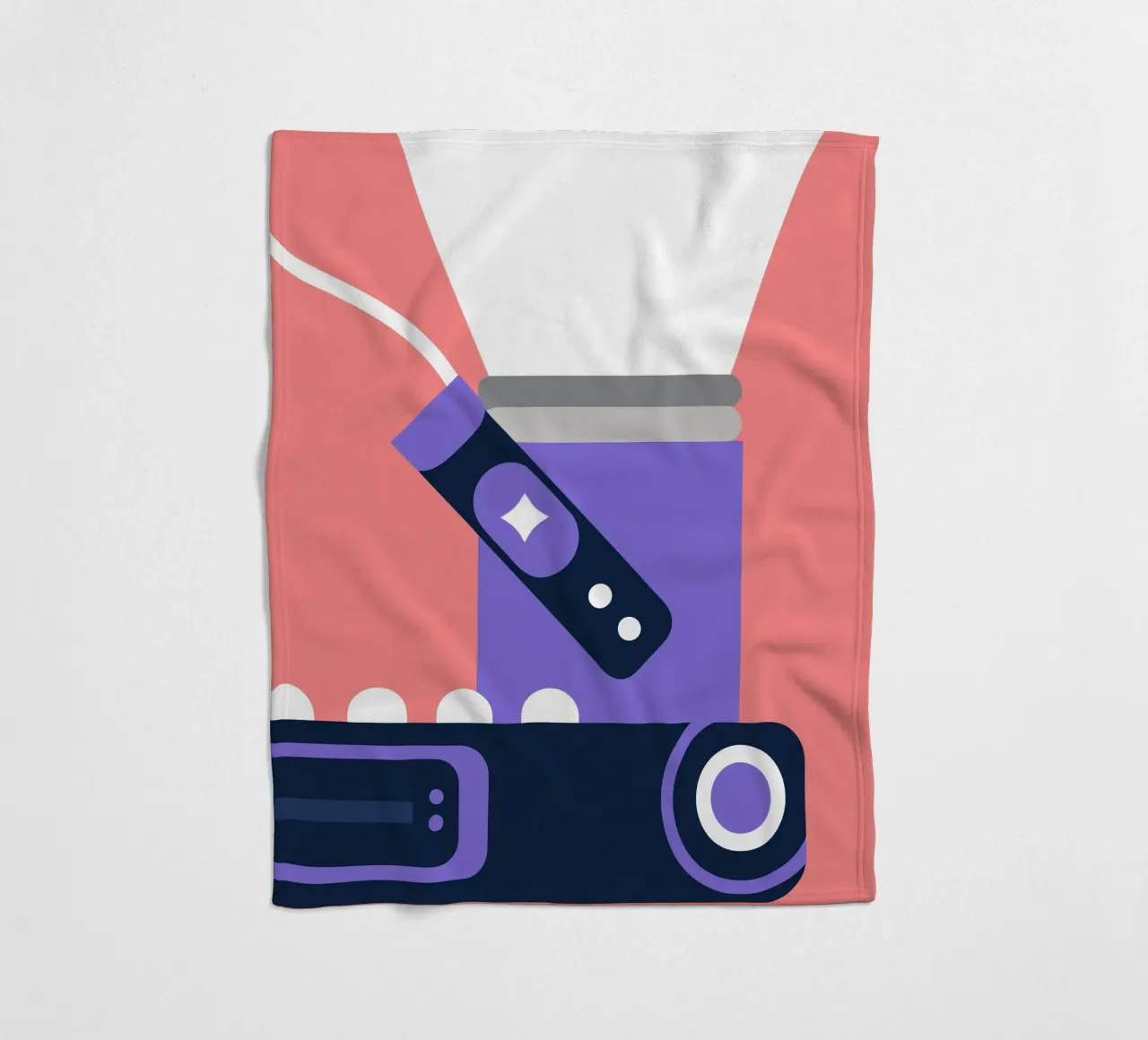 Proiettore portatile coperta in pile da Jurshopp