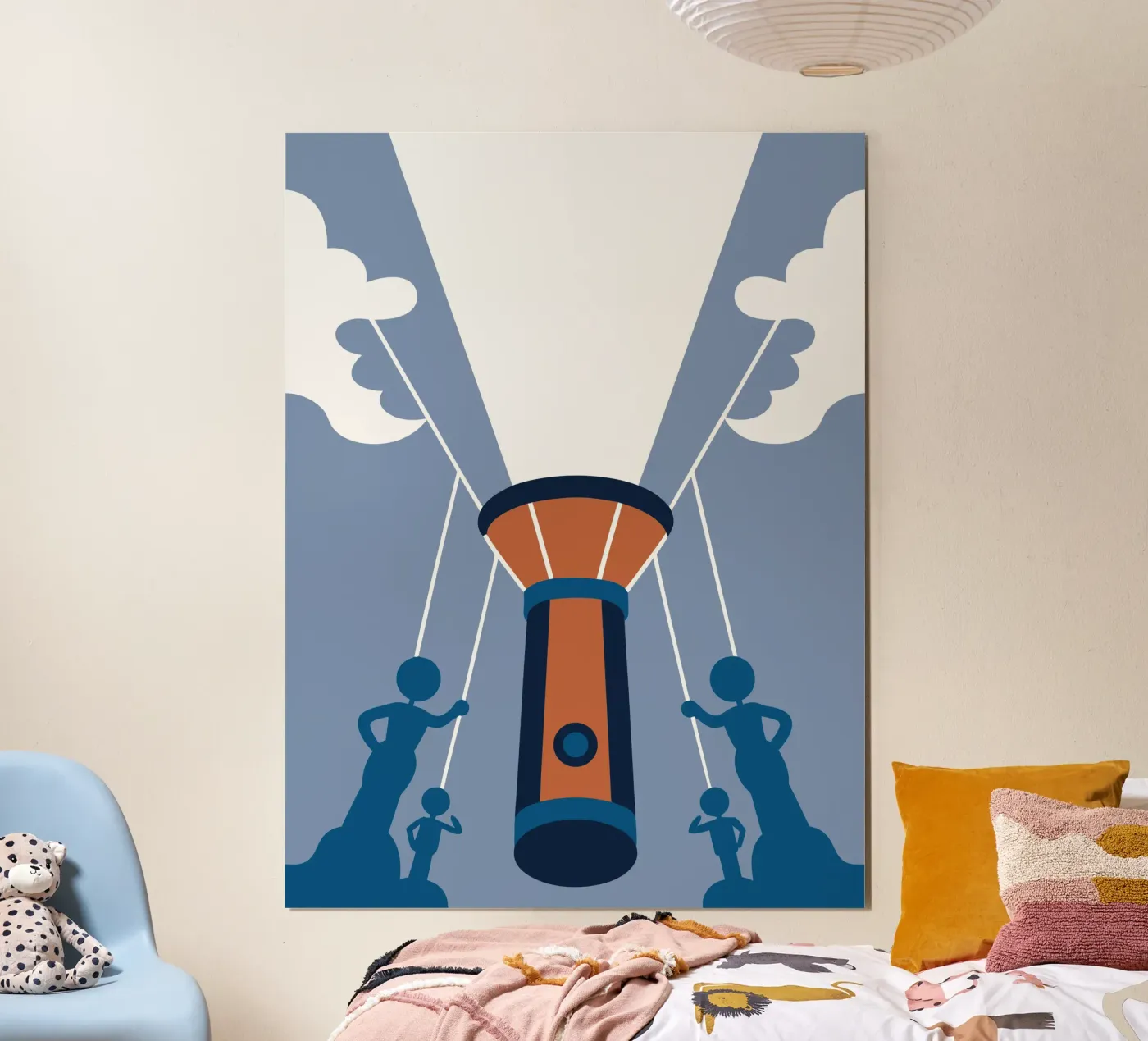 Bright LED Flashlight poster by Jurshopp