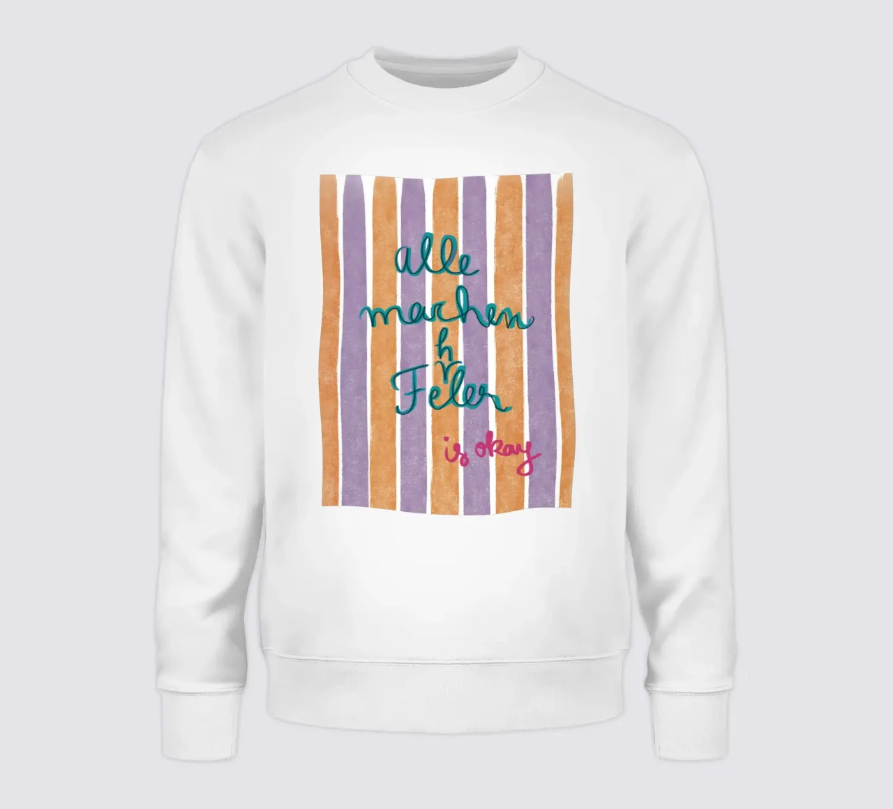 Fehler sind okay sweatshirt van Beeeplan