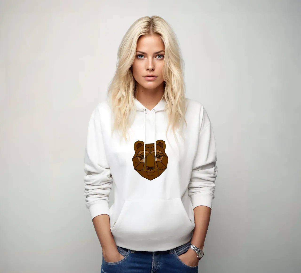 Bear felpa con cappuccio da Lidia Blomgren