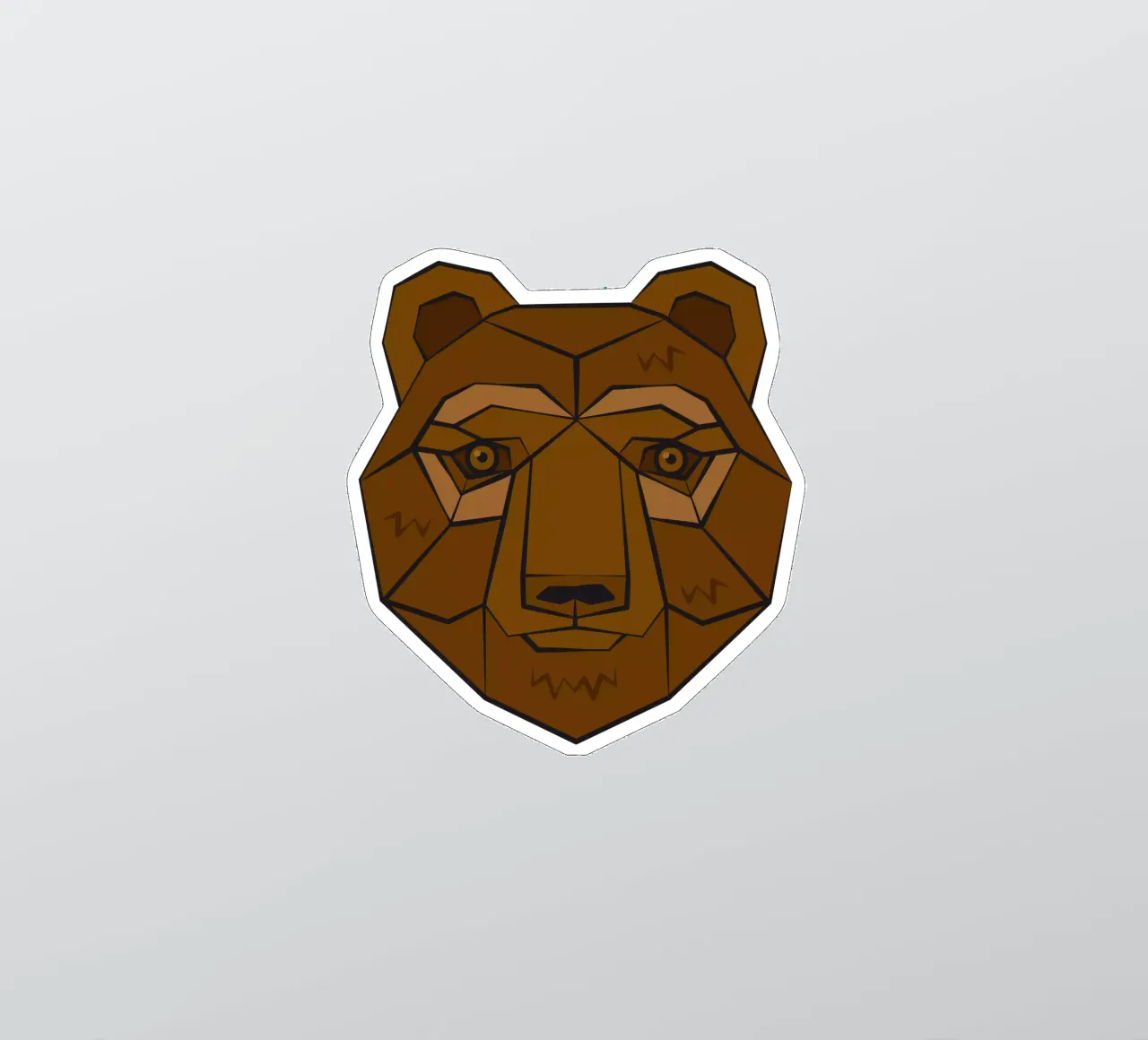 Bear Sticker von Lidia Blomgren
