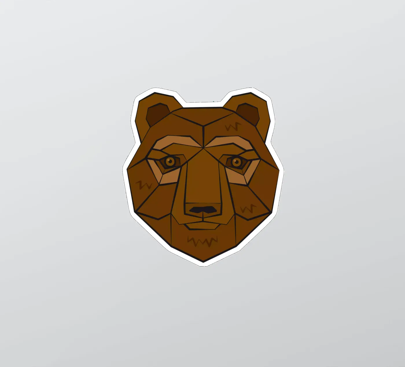 Bear sticker van Lidia Blomgren