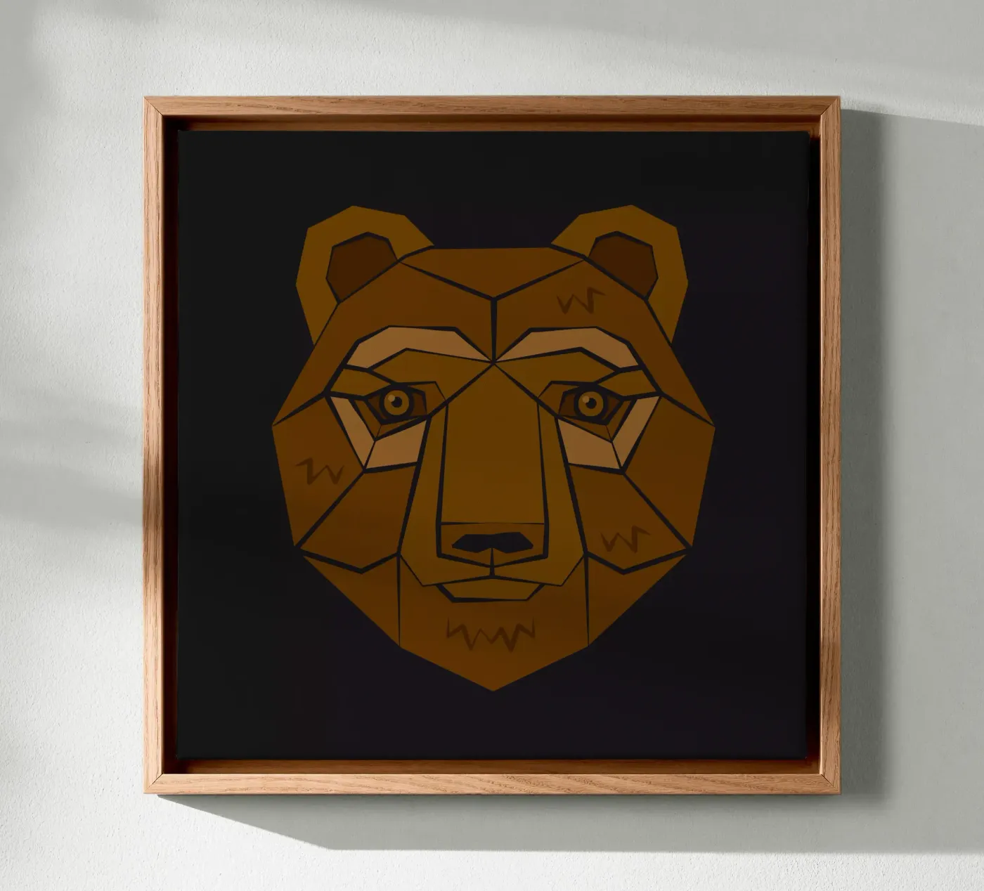 Bear canvas van Lidia Blomgren