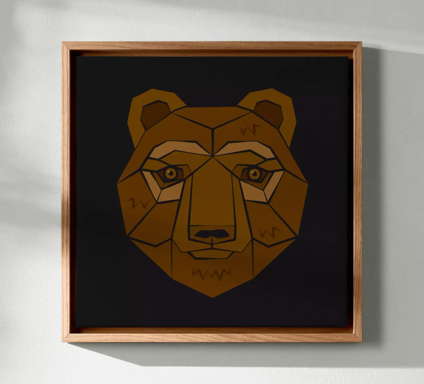 Bear canvas by Lidia Blomgren