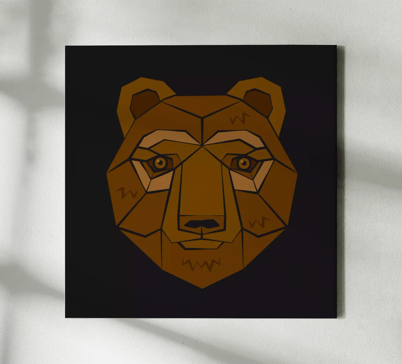 Bear canvas van Lidia Blomgren