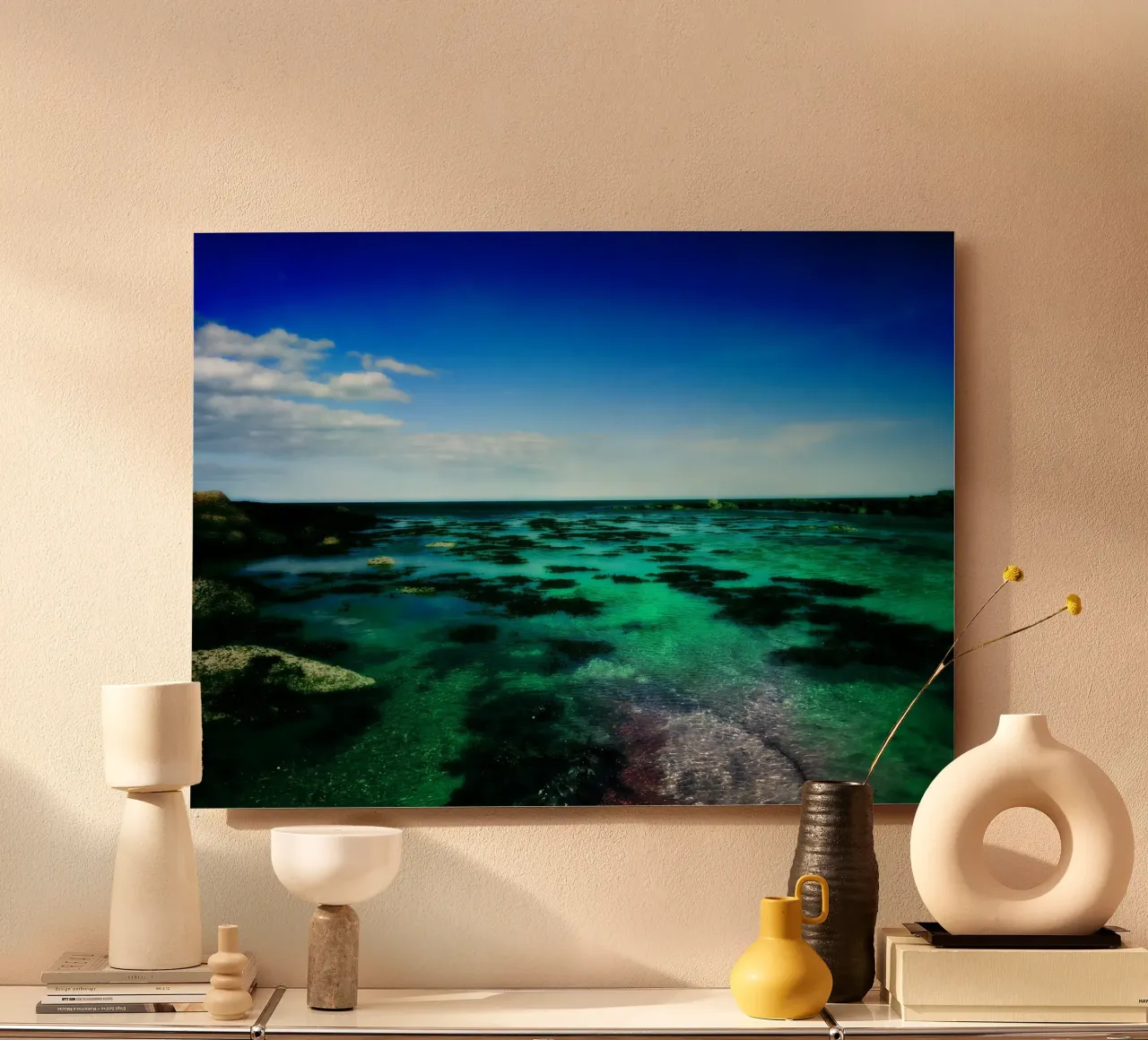 Shallow water, Scotland alluminio dibond da gtobonart