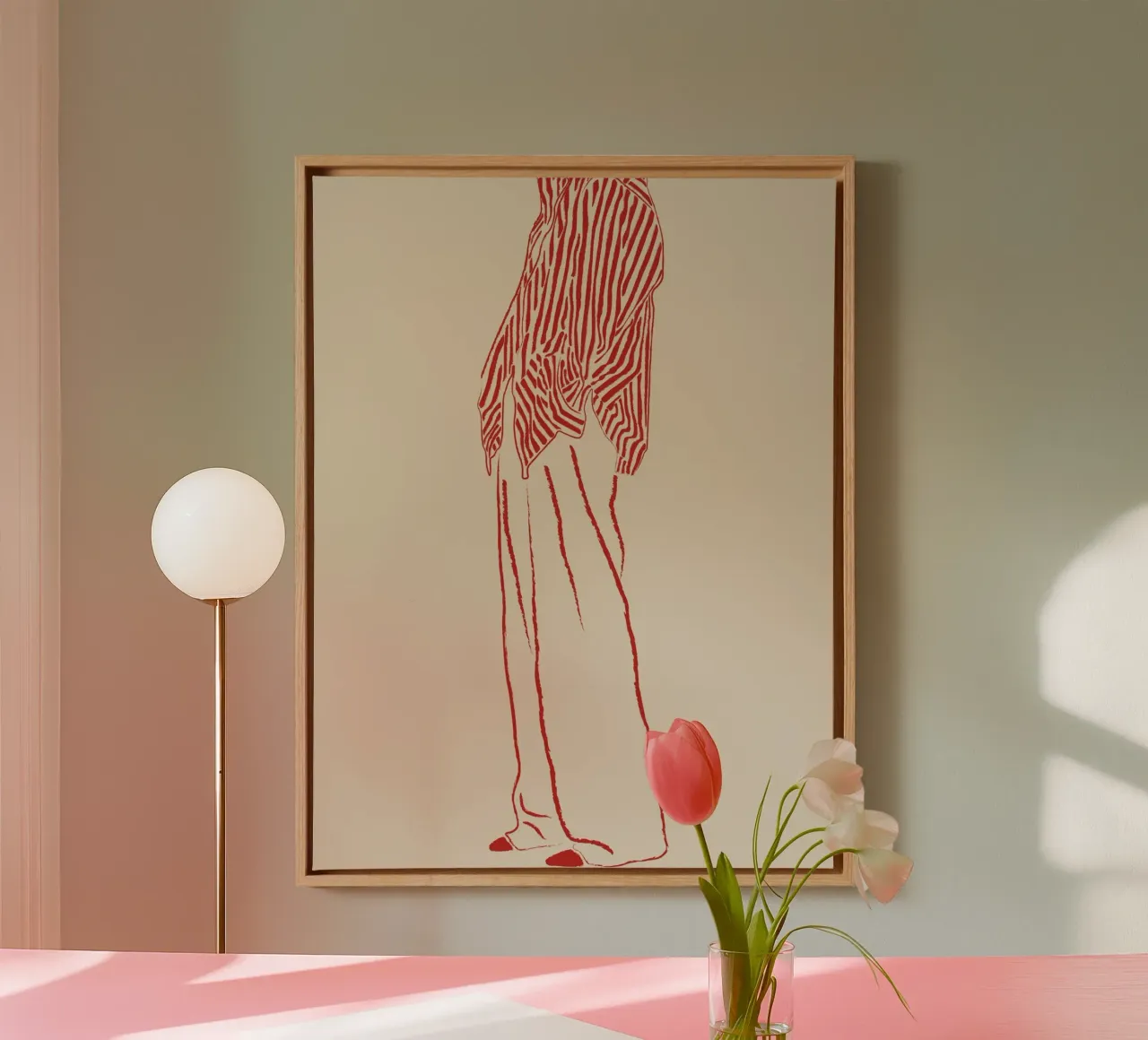 THE WAIT RED tela da The Blonde Signature