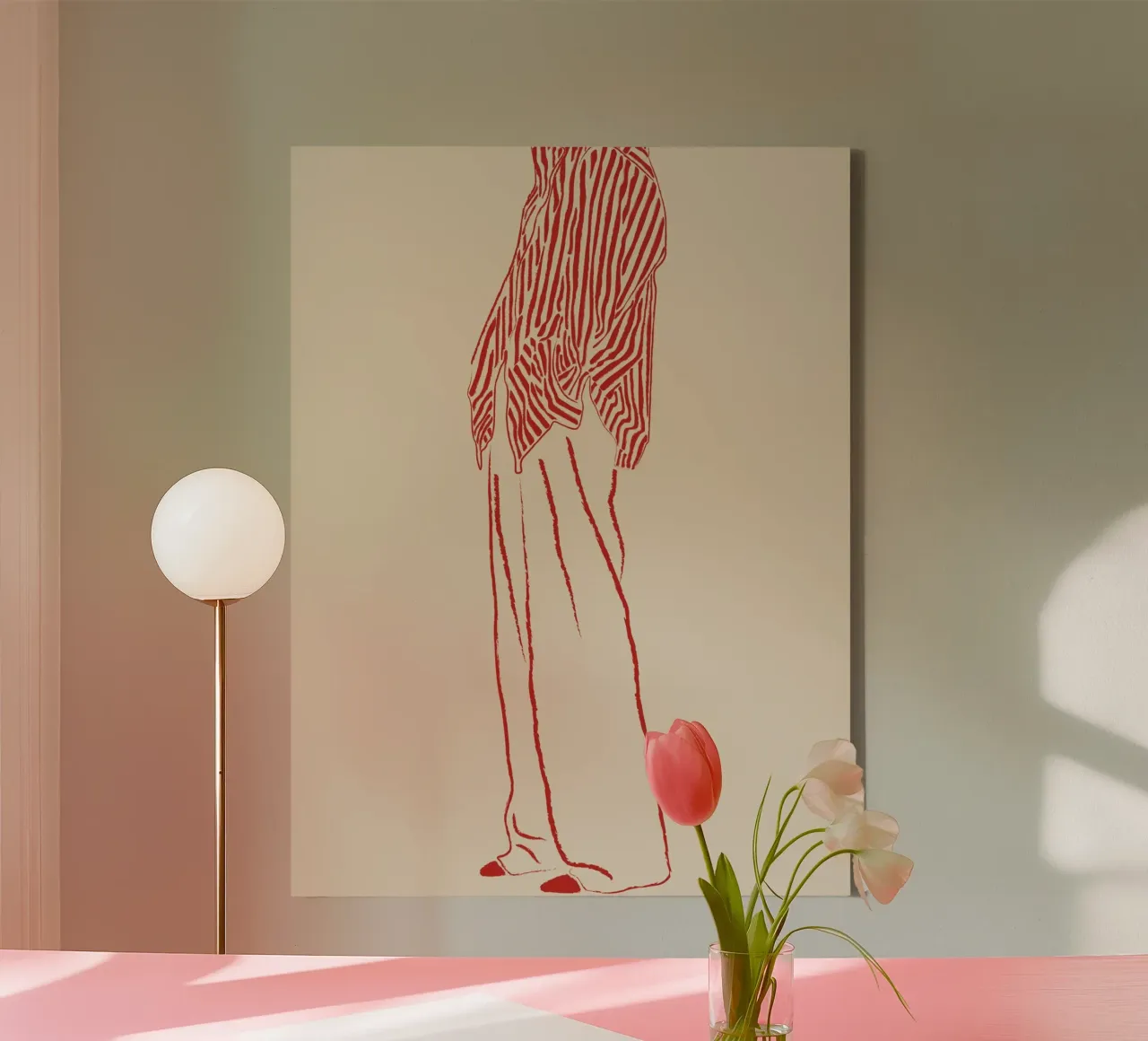 THE WAIT RED tela da The Blonde Signature