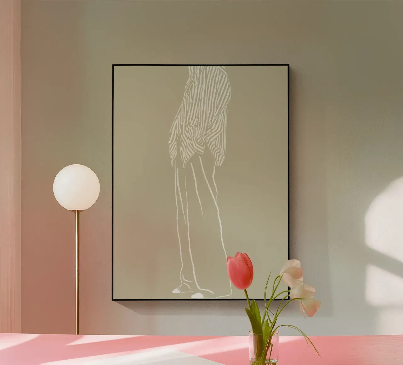 THE WAIT BEIGE plexiglass da The Blonde Signature