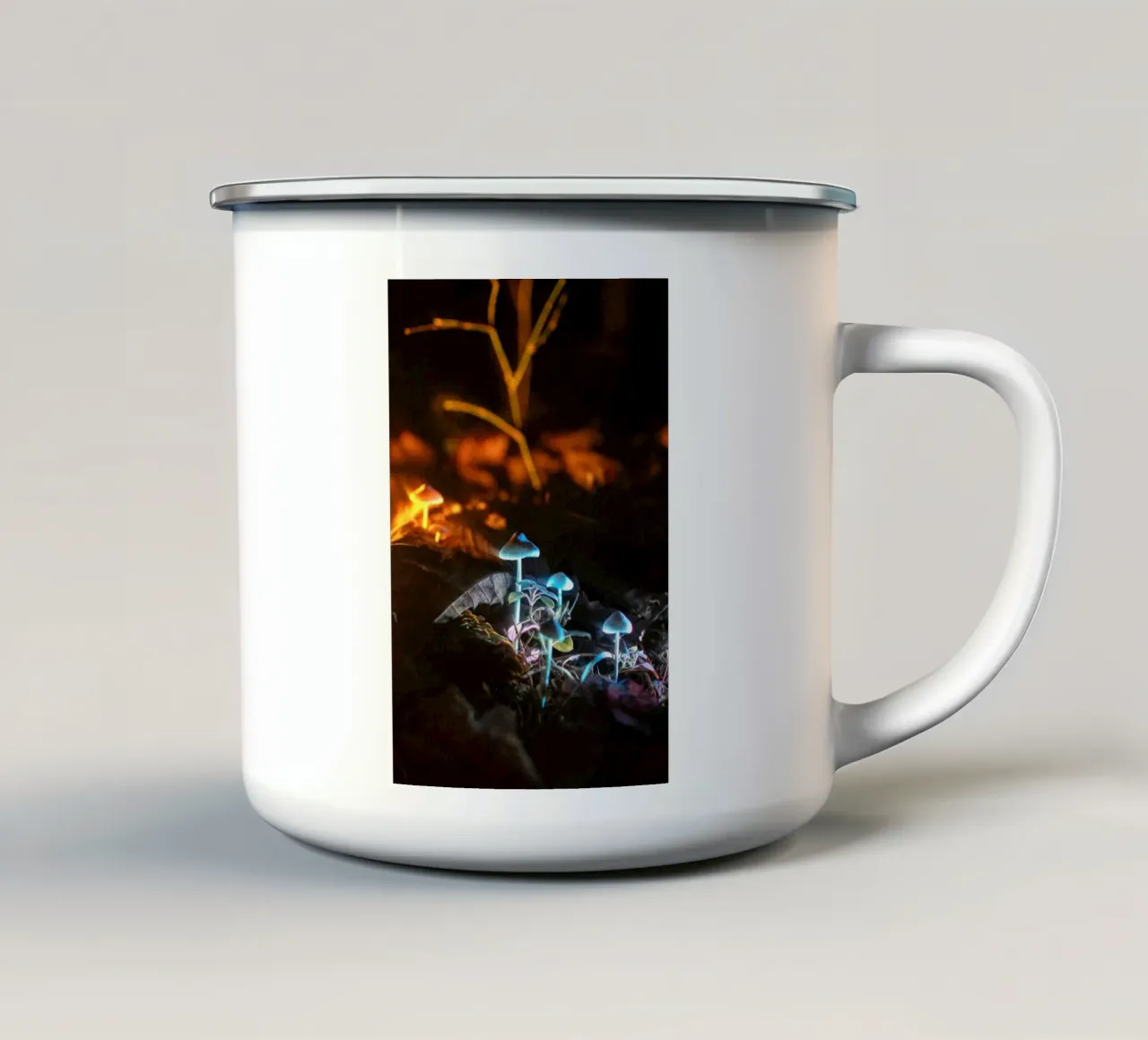 Fungo tazza in smalto da lesuki