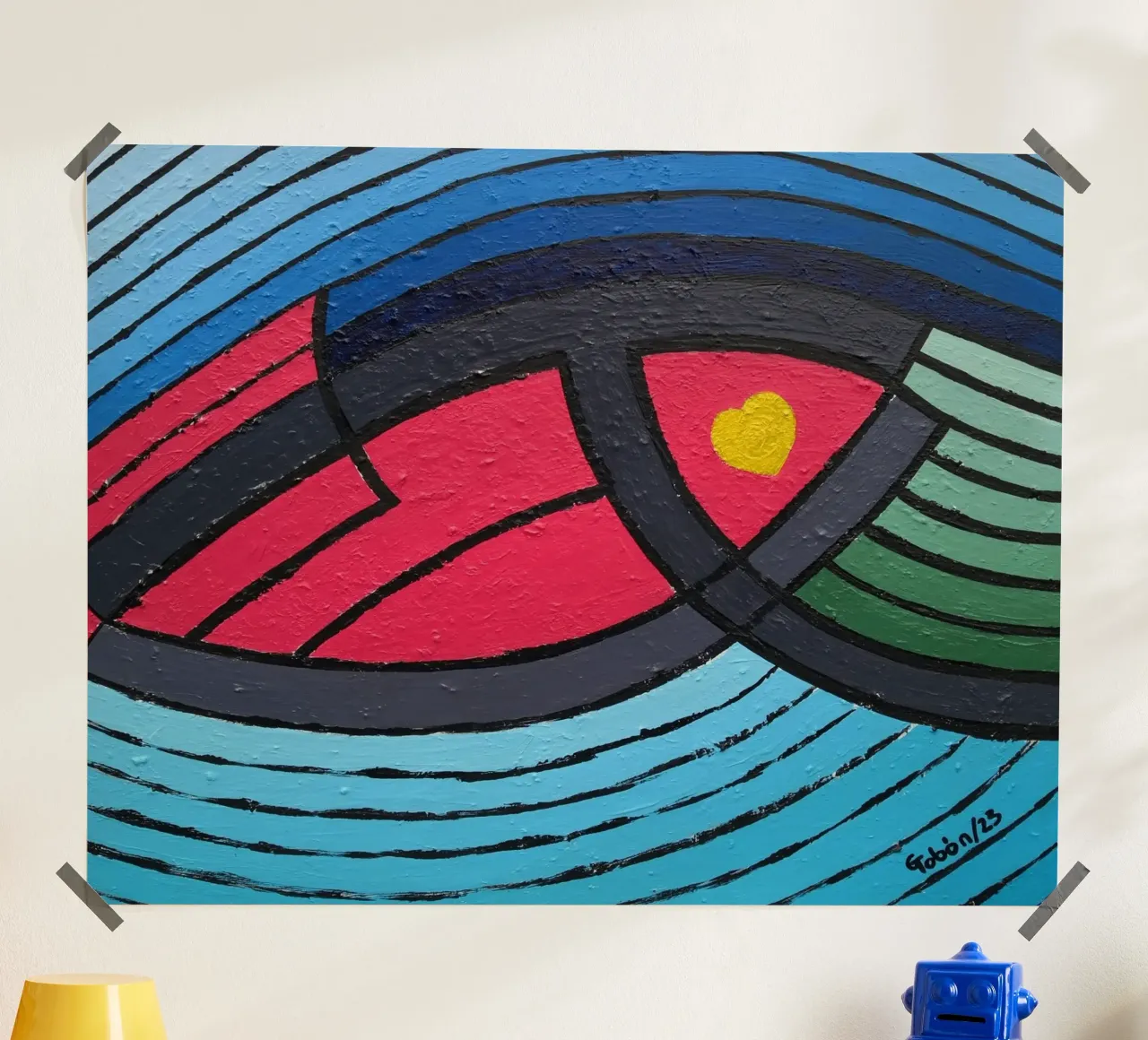 Love fish poster da gtobonart