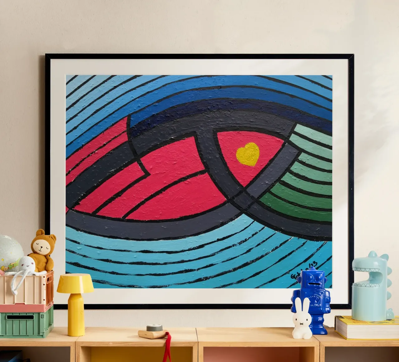 Love fish poster da gtobonart