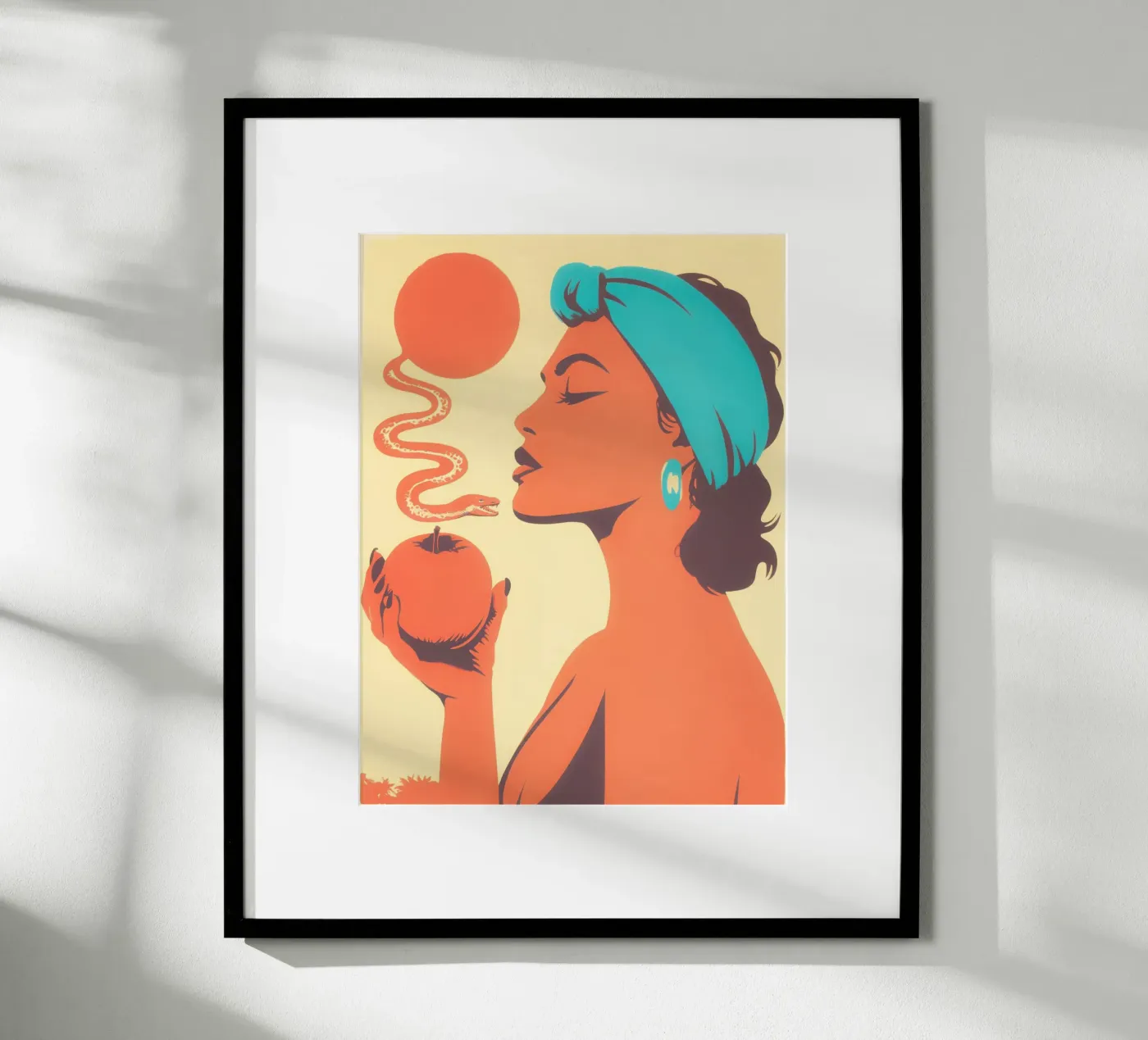Summer temptation | Retro risography poster by Autofocus