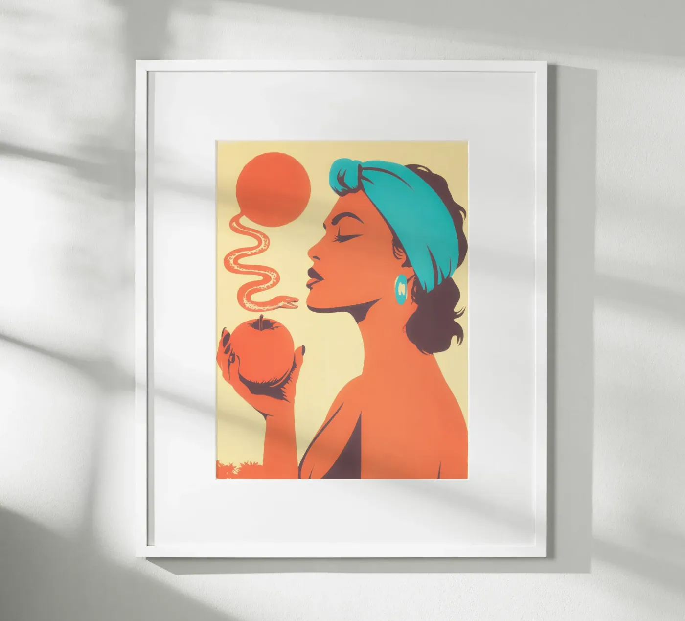 Summer temptation | Retro risography poster by Autofocus
