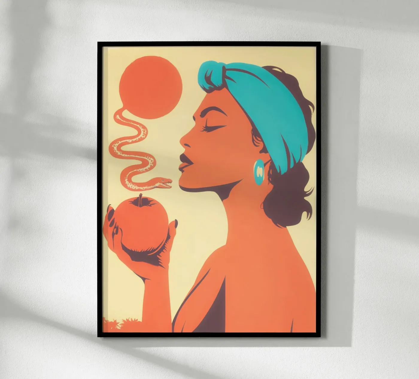 Summer temptation | Retro risography poster by Autofocus