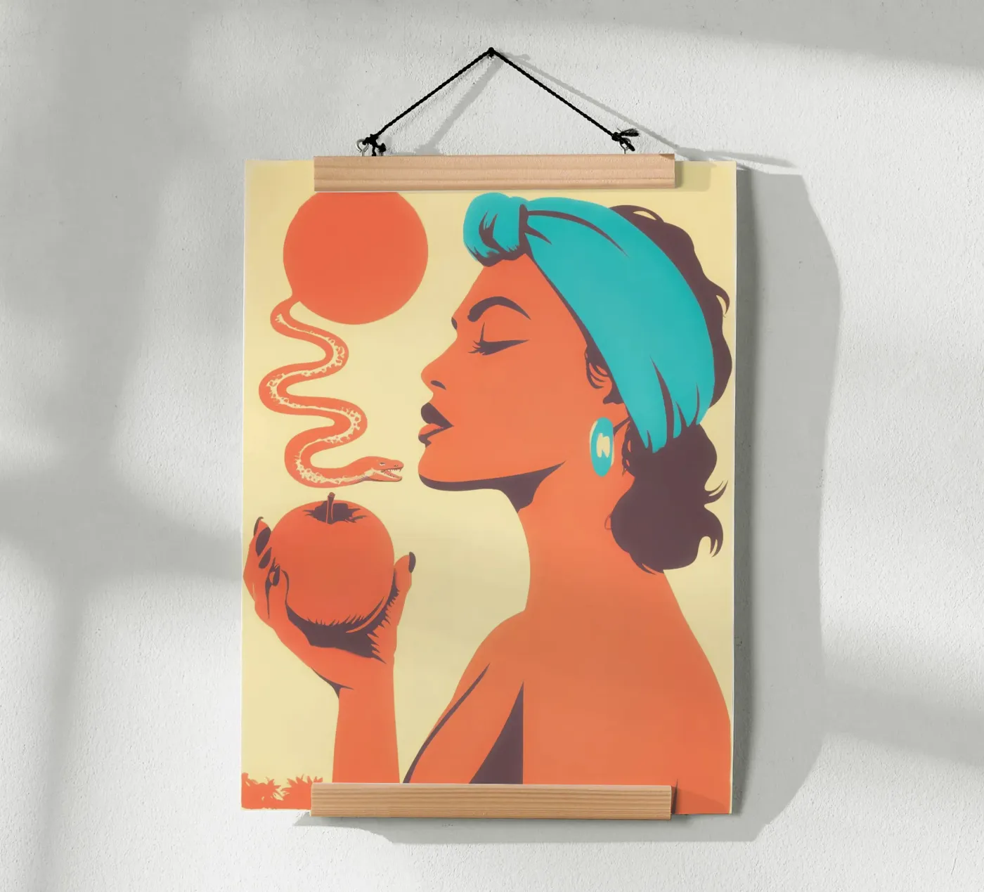 Summer temptation | Retro risography poster by Autofocus