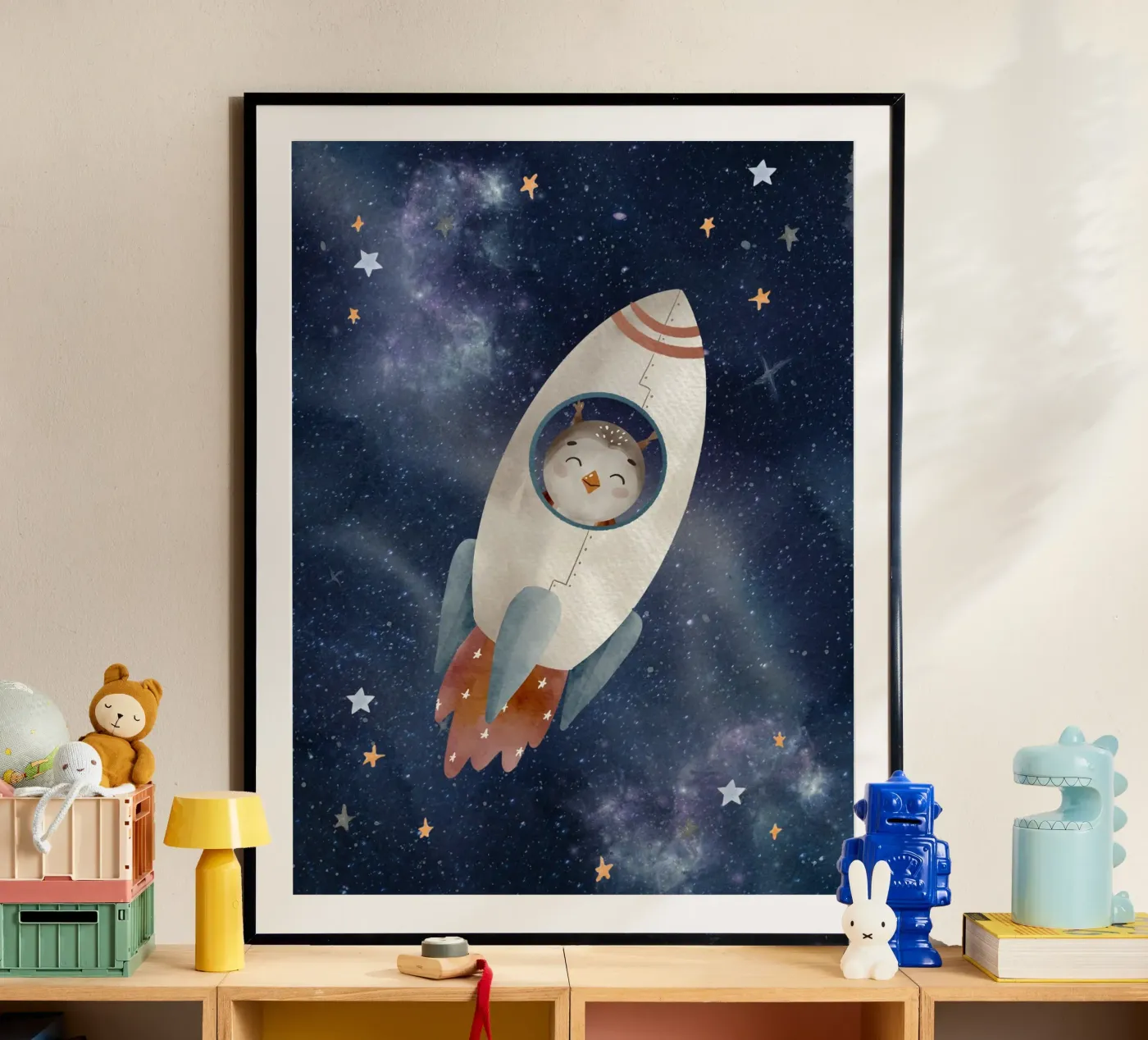 Space Owl poster by HummelBär