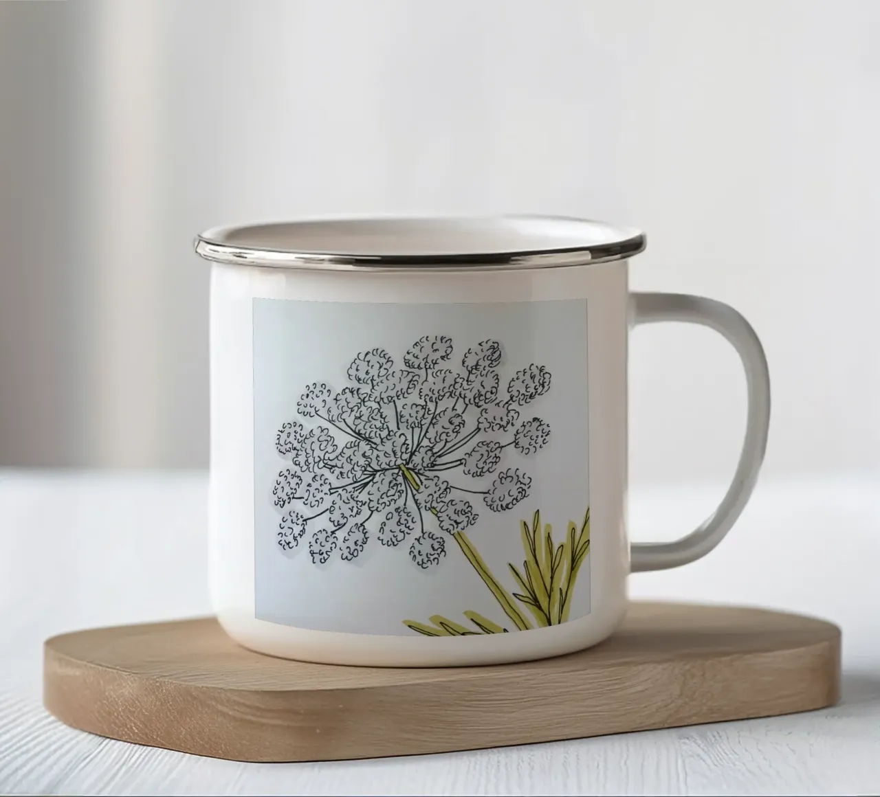 Dolde tazza in smalto da meipunkt