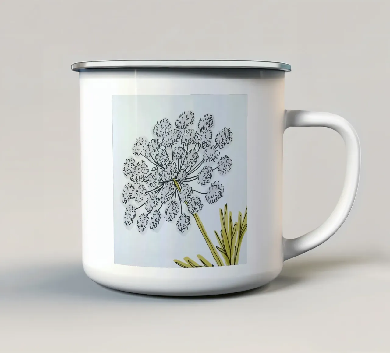 Dolde tazza in smalto da meipunkt