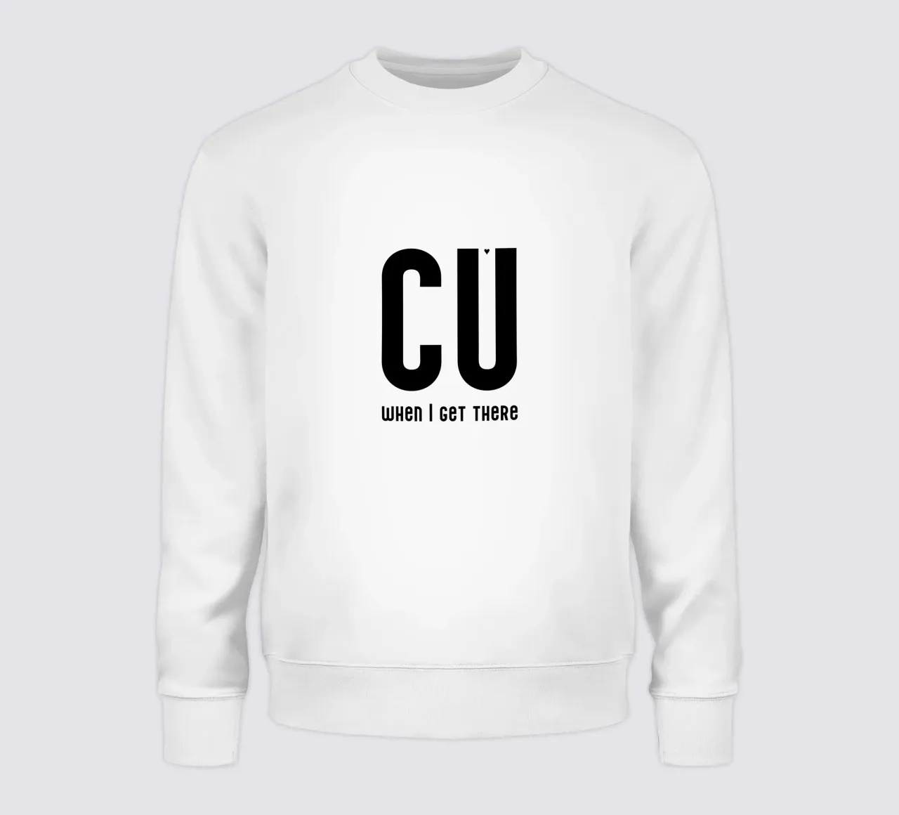 CU when I get there felpa da typolover