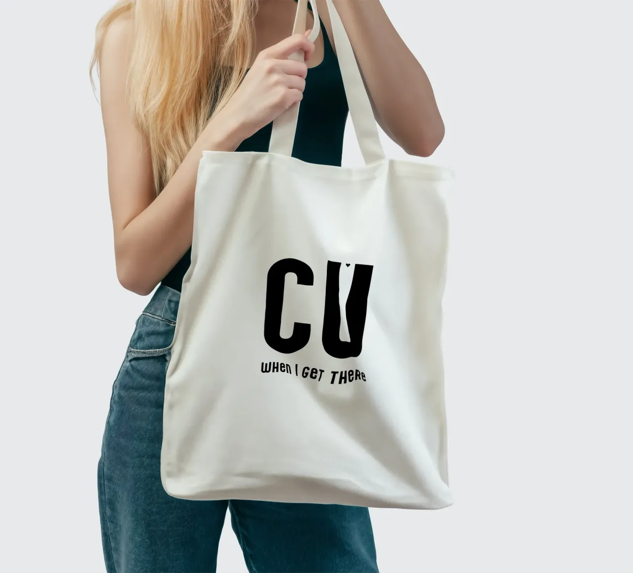 CU when I get there borsa in juta da typolover