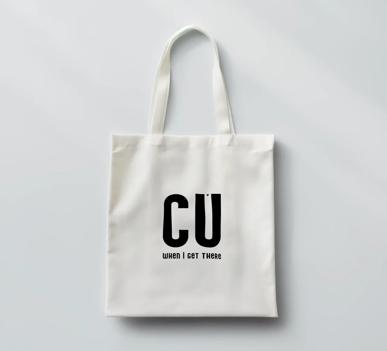 CU when I get there borsa in juta da typolover