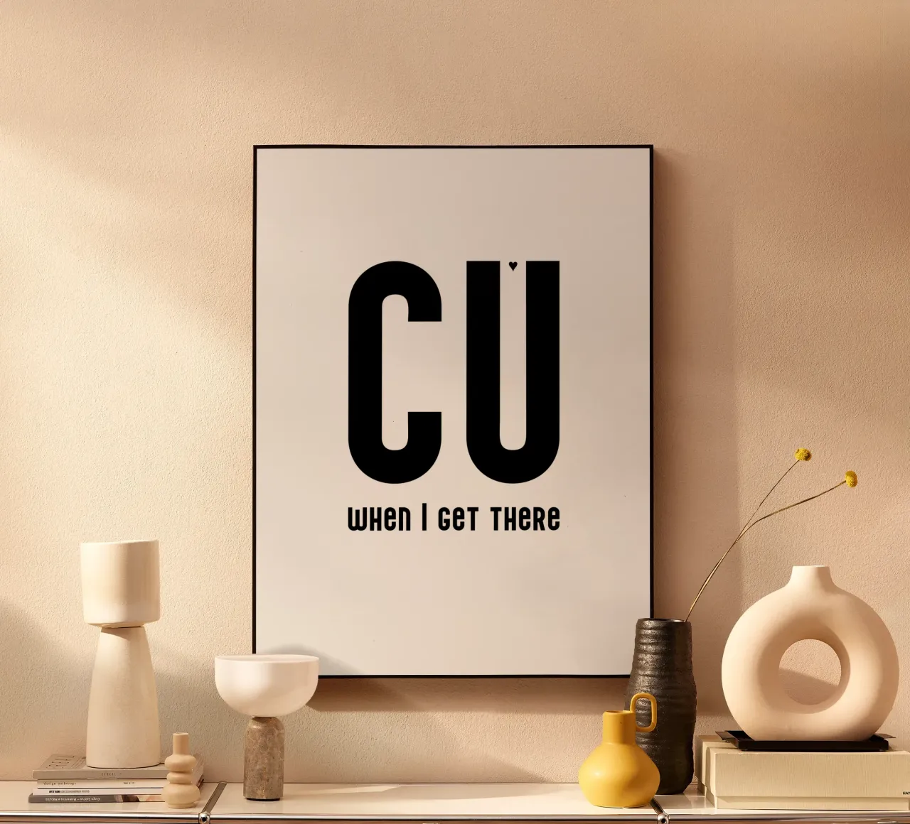CU when I get there plexiglass da typolover