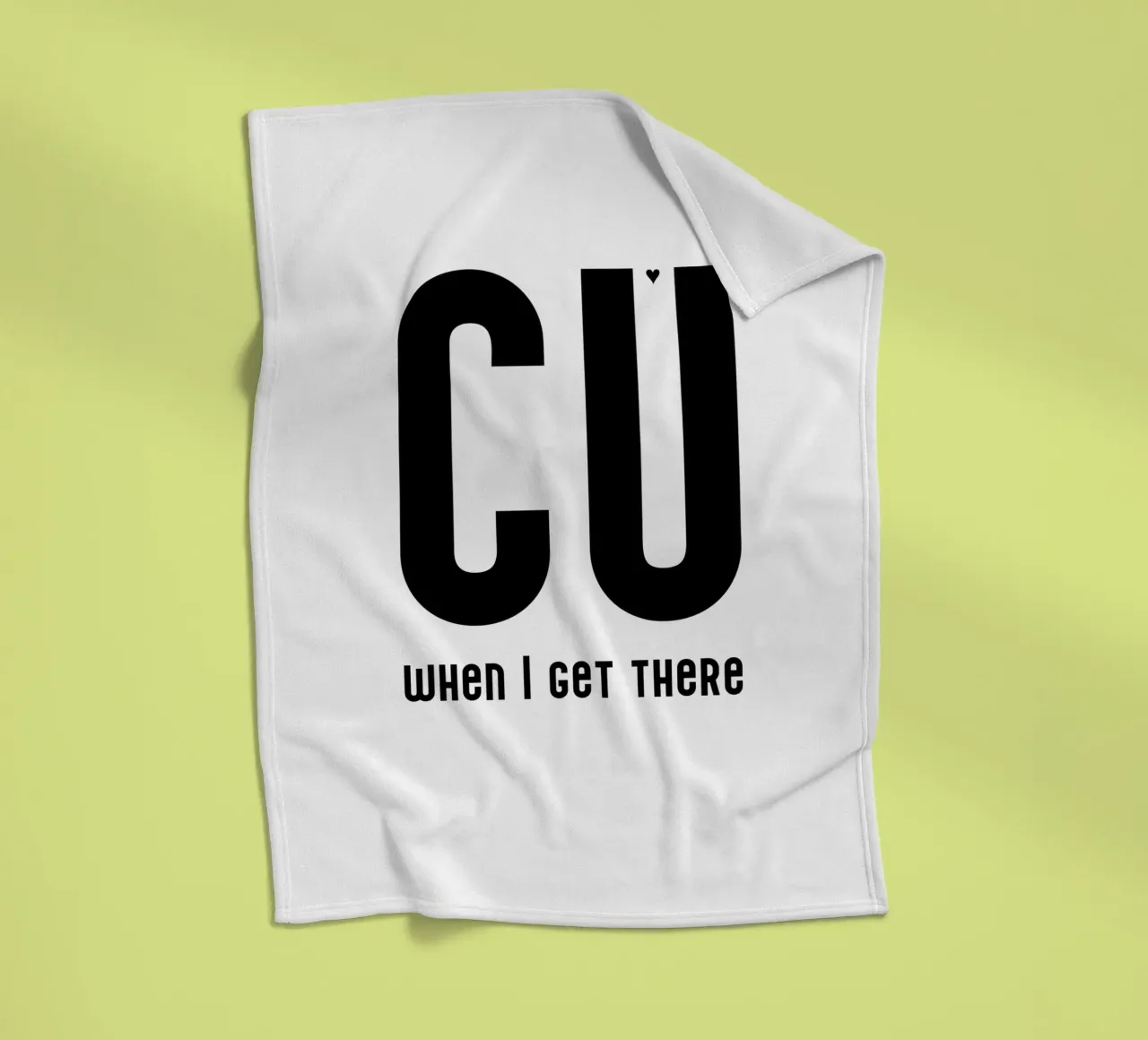 CU when I get there coperta in pile da typolover