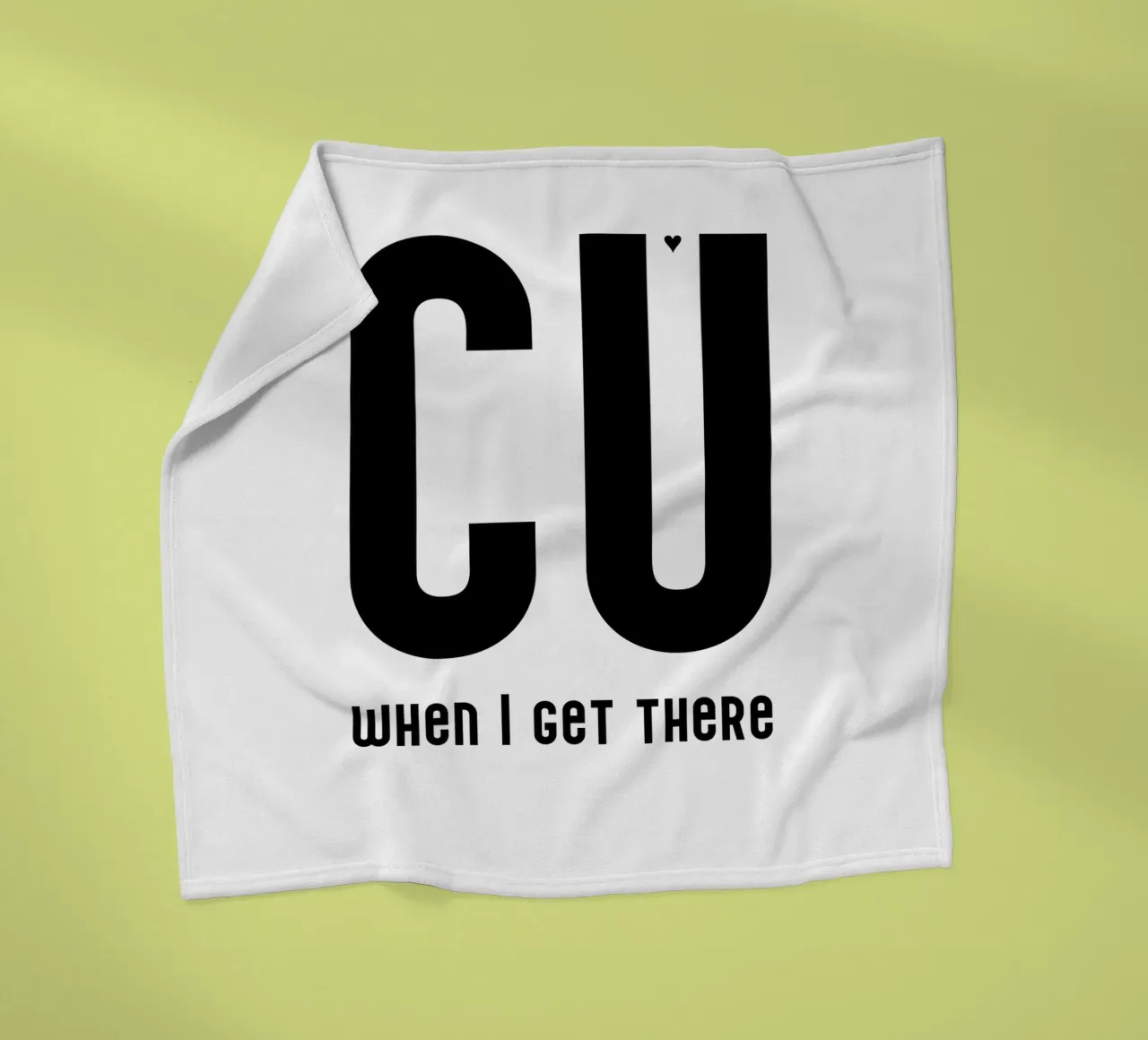 CU when I get there coperta in pile da typolover