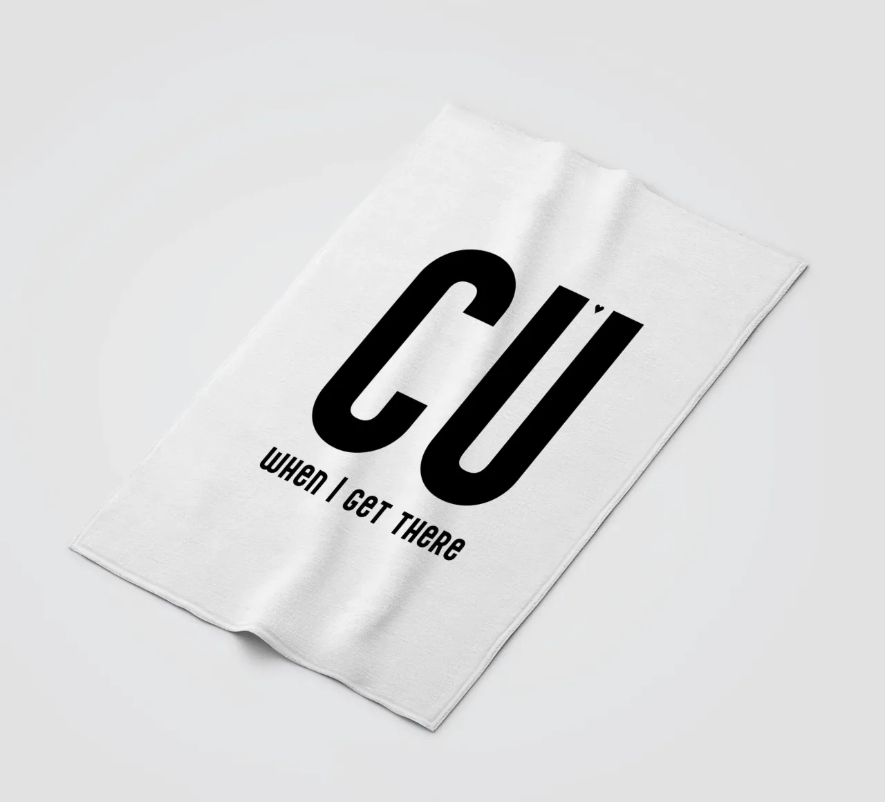 CU when I get there coperta in pile da typolover