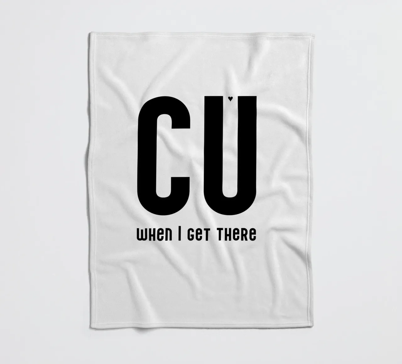 CU when I get there coperta in pile da typolover