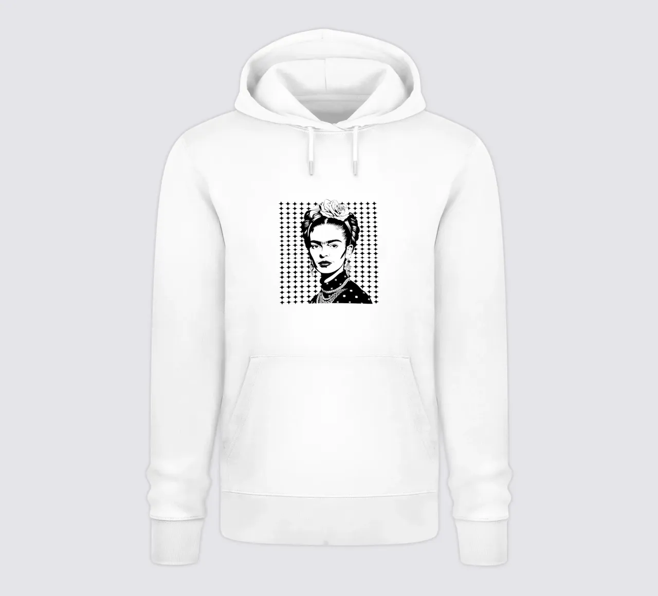 Frida Kahlo "Art That Moves" felpa con cappuccio da Fantasias Florales