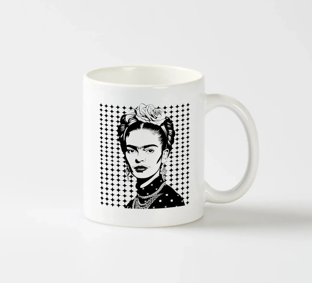 Frida Kahlo "Art That Moves" tazza in ceramica da Fantasias Florales