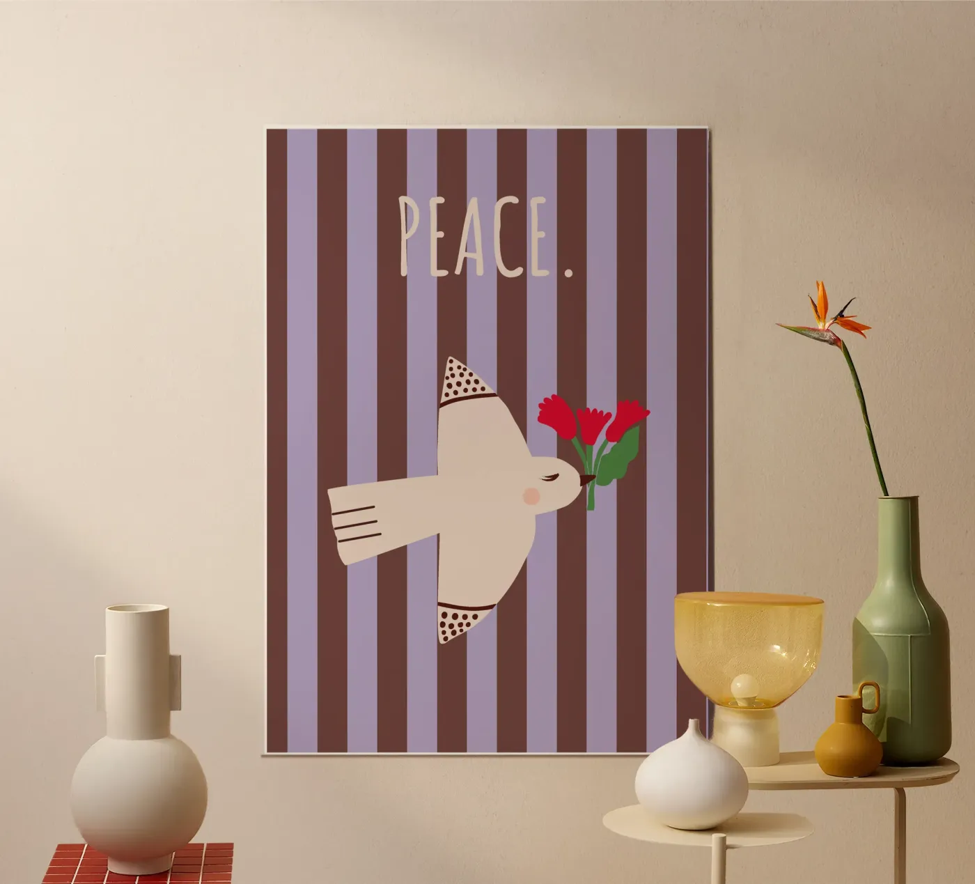 Peace. Dove alluminio dibond da HejYouDesign
