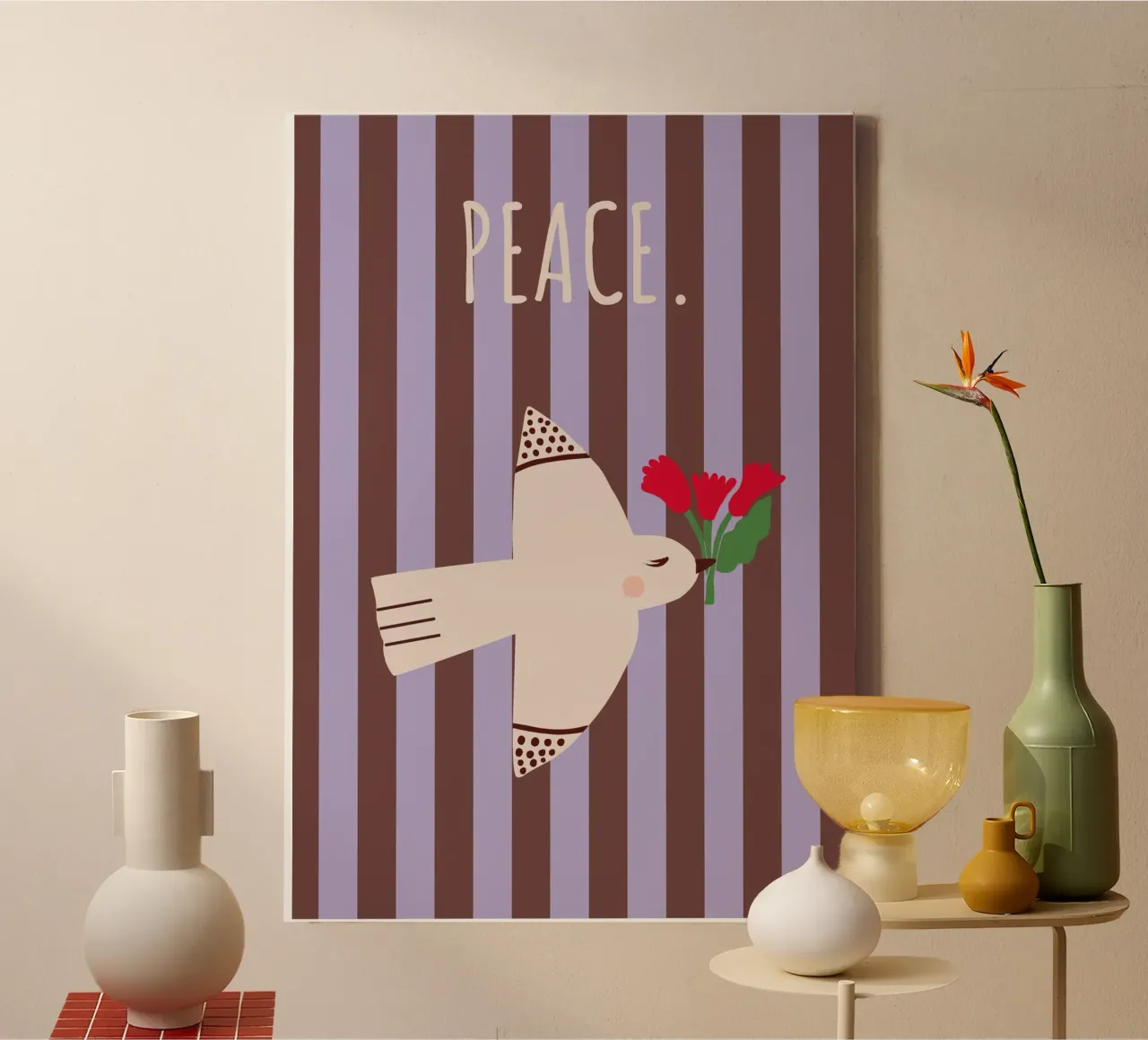 Peace. Dove tela da HejYouDesign