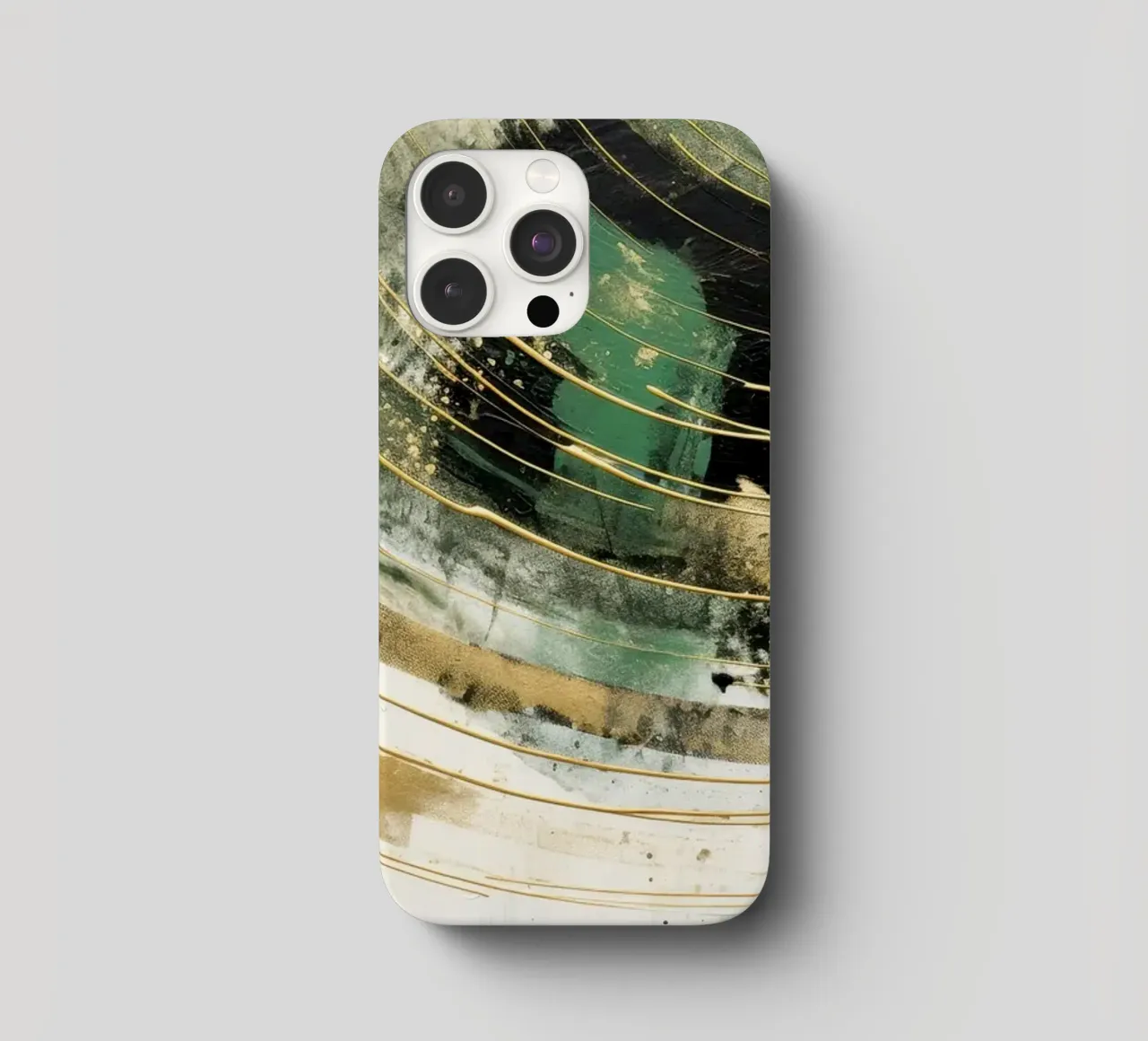 ABSTRACT ART Dissolving structures iphone case by Melanie Viola