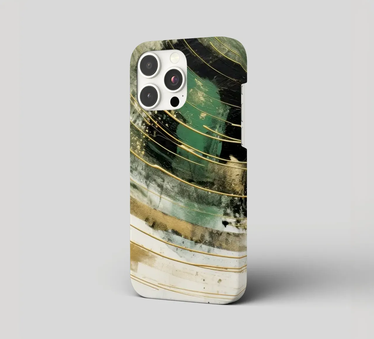 ABSTRACT ART Dissolving structures iphone case by Melanie Viola