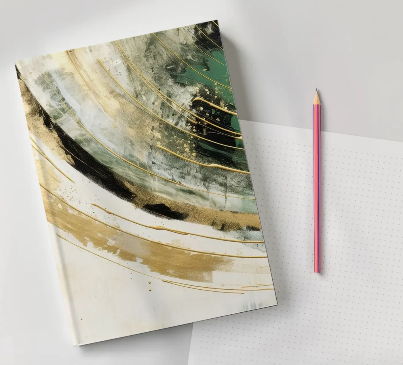 ABSTRACT ART Strutture in dissolvenza quaderno da Melanie Viola