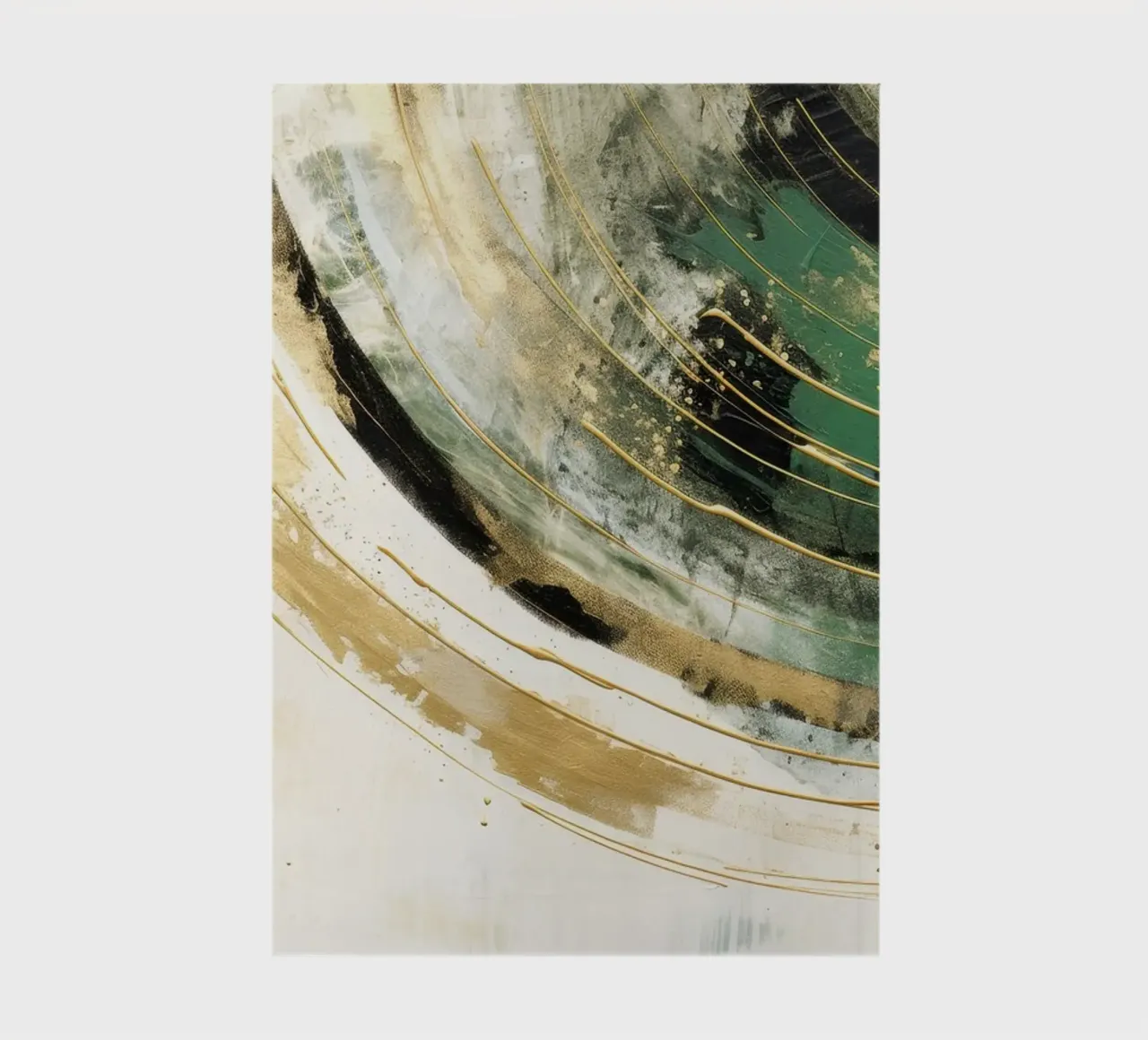 ABSTRACT ART Dissolving structures notebook by Melanie Viola