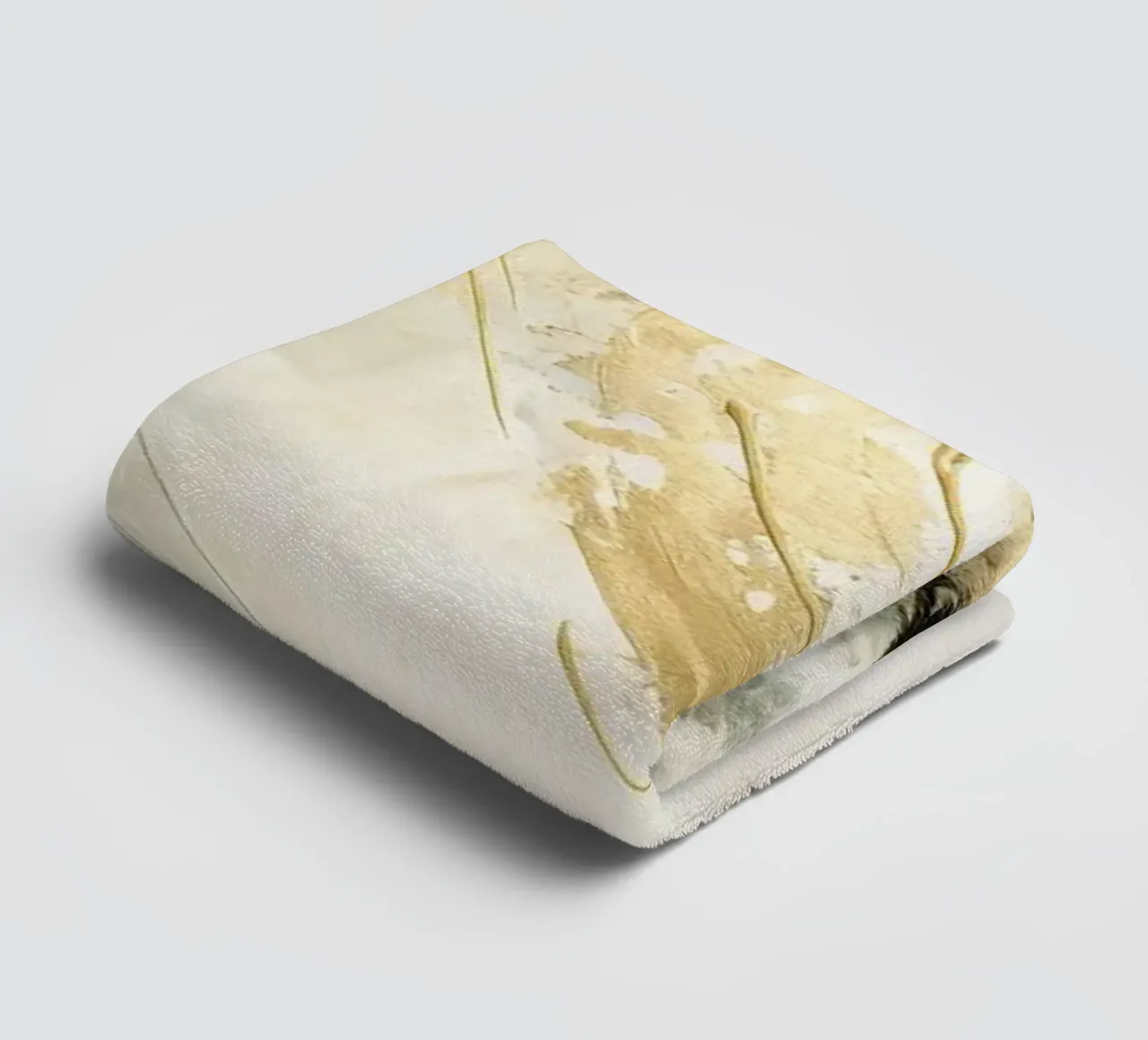 ABSTRACT ART Dissolving structures towel by Melanie Viola