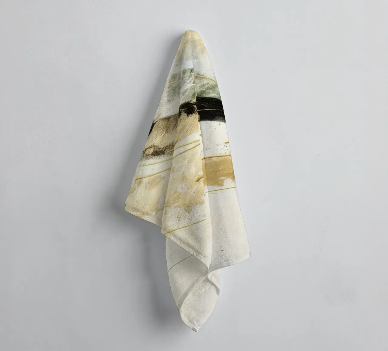ABSTRACT ART Dissolving structures towel by Melanie Viola