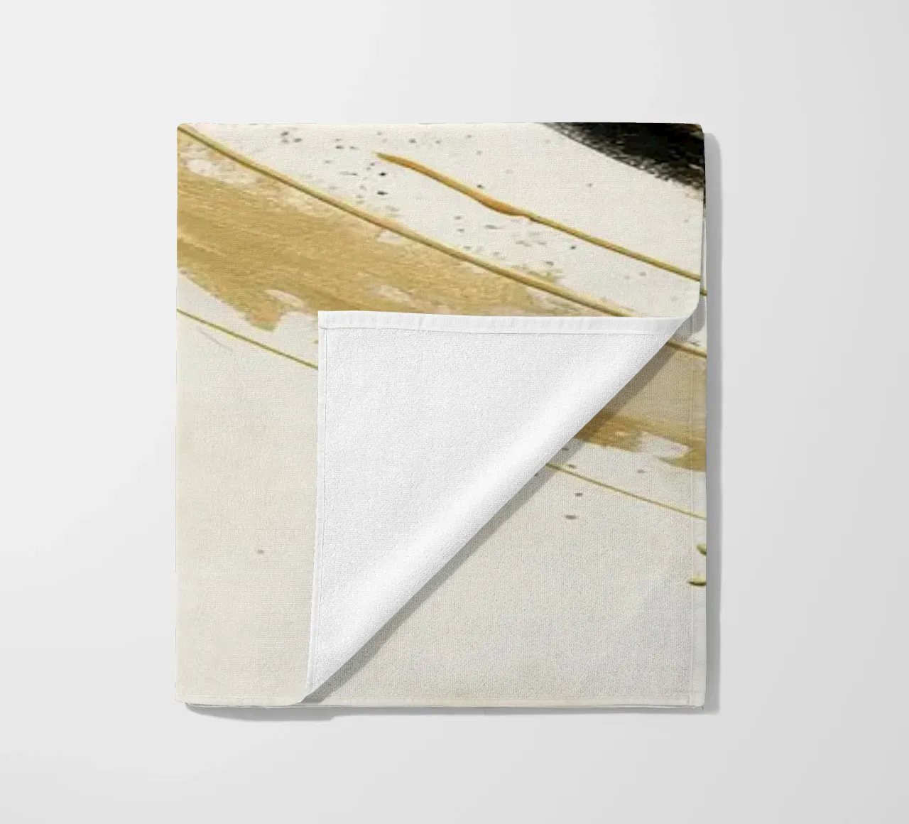 ABSTRACT ART Dissolving structures beach towel by Melanie Viola