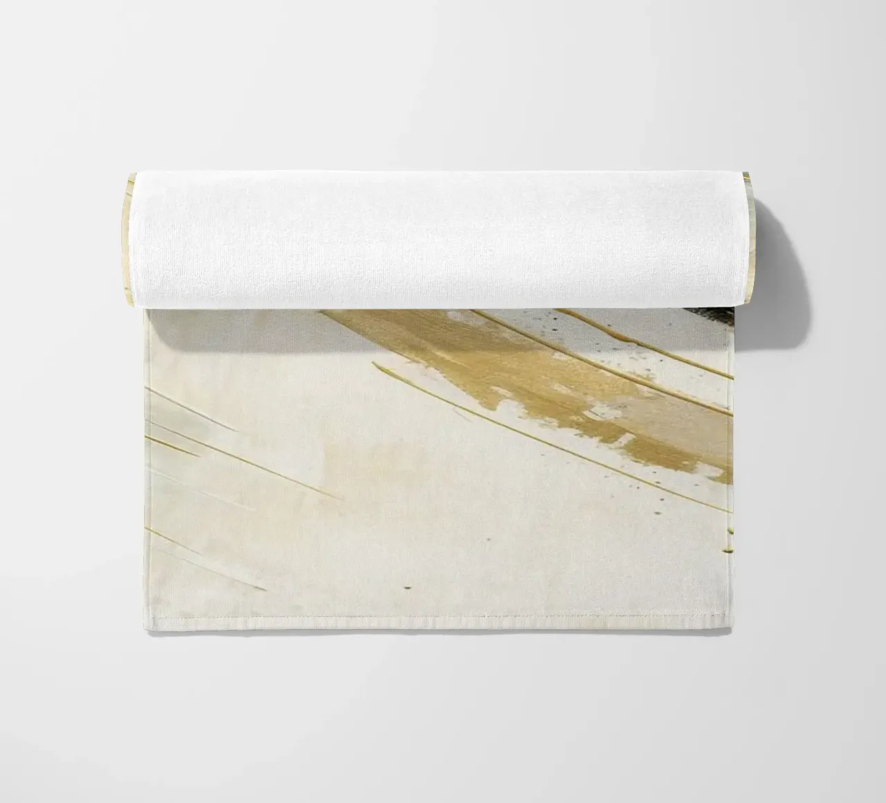 ABSTRACT ART Dissolving structures beach towel by Melanie Viola