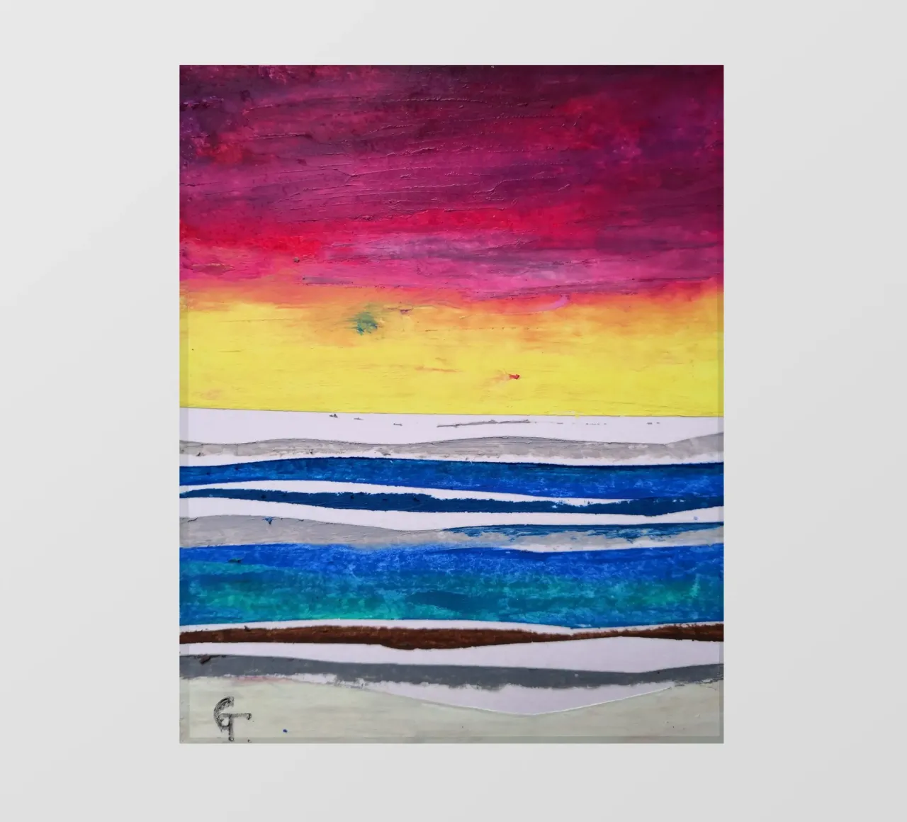 sunset fotobehang van gtobonart