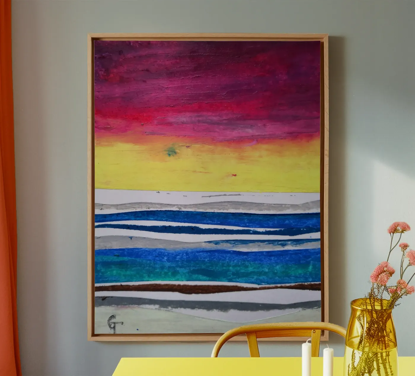 sunset canvas van gtobonart