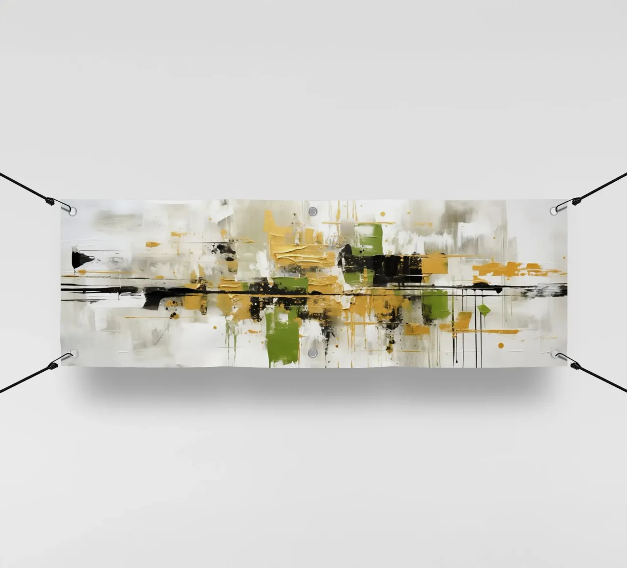 ABSTRACT ART Tracce del momento telo in pvc da Melanie Viola