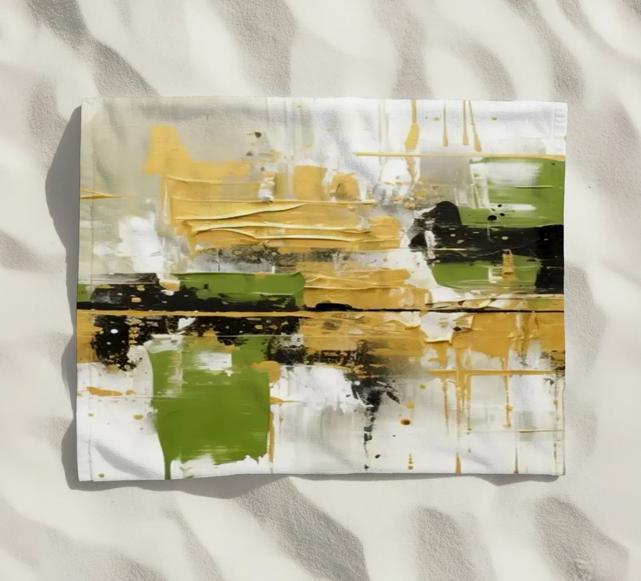 ABSTRACT ART Tracce del momento telo mare da Melanie Viola