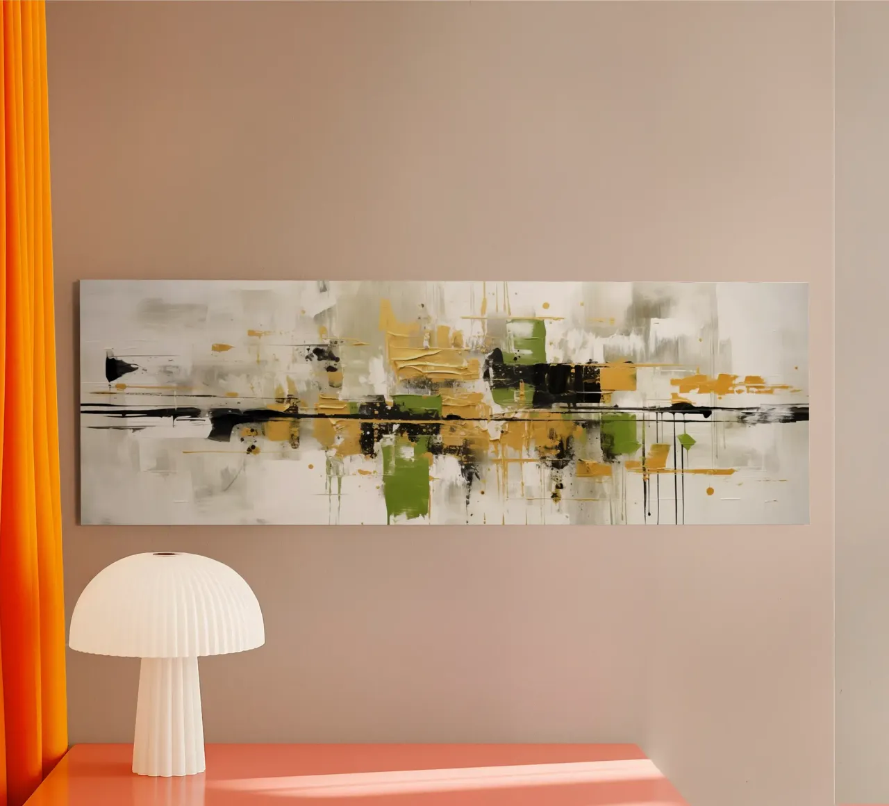 ABSTRACT ART Tracce del momento alluminio dibond da Melanie Viola