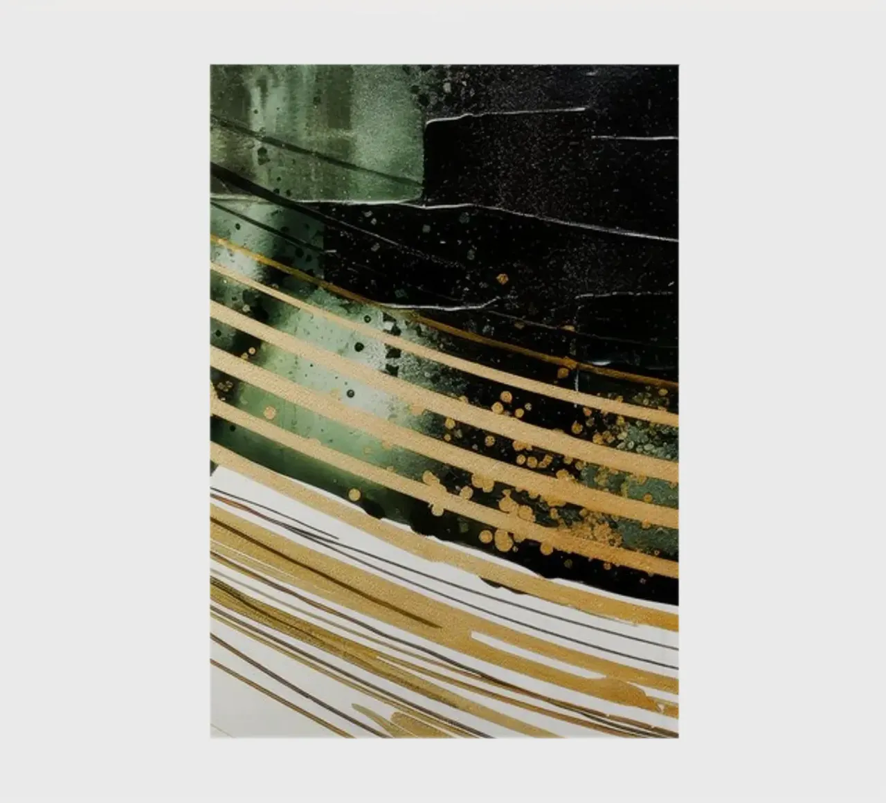 ABSTRACT ART Structures of silence notebook by Melanie Viola
