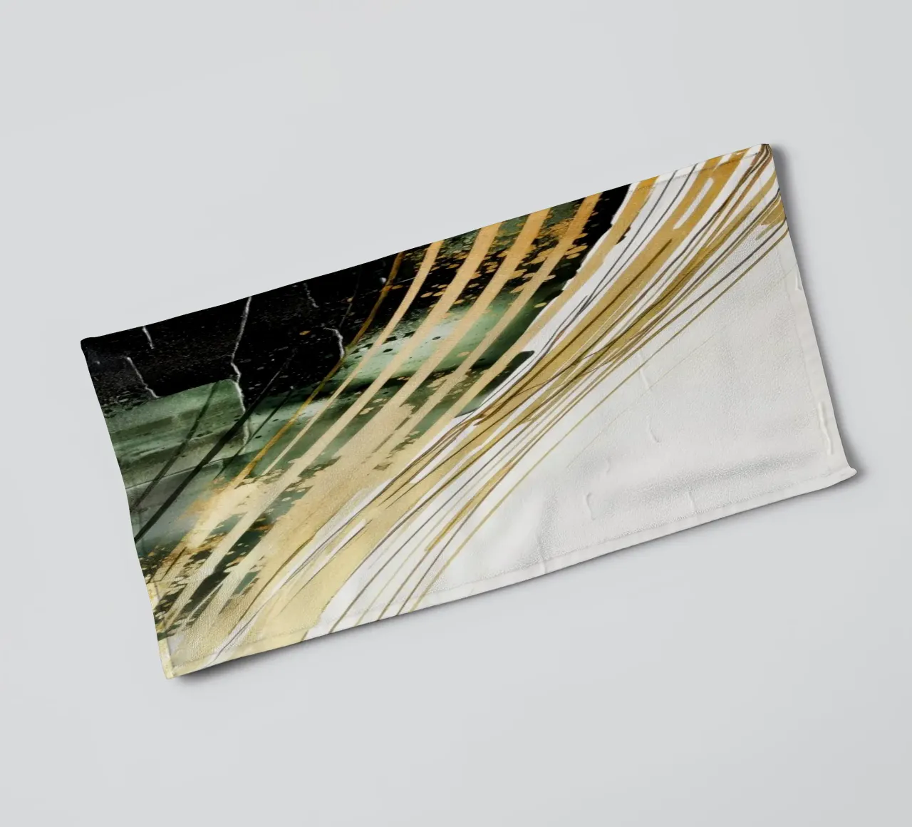 ABSTRACT ART Structures of silence towel by Melanie Viola
